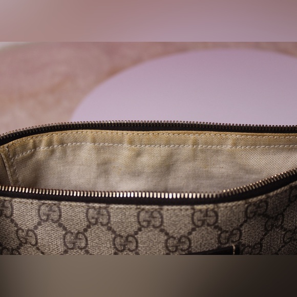 Gucci GG Monogram Leather Crossbody Bag - Picture 10 of 10
